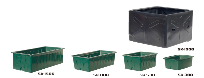 最高の品質の ミナトワークススイコー 特殊角型タンク SK型容器 SK-1000 容量1000L